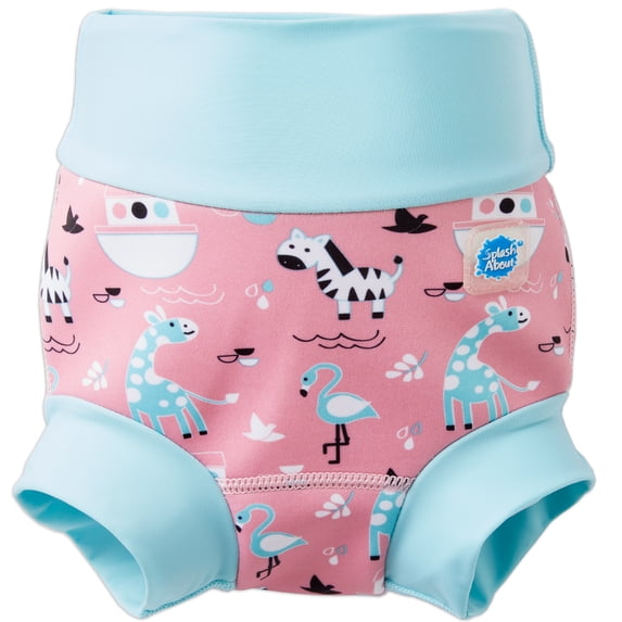 Splash About Girl's Happy Nappy™ Reusable Swim Diaper, Nina's Ark, 3-6 Months