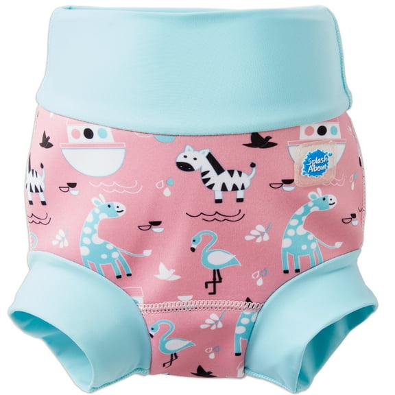 Splash About Girl's Happy Nappy™ Reusable Swim Diaper, Nina's Ark, 6-12 Months