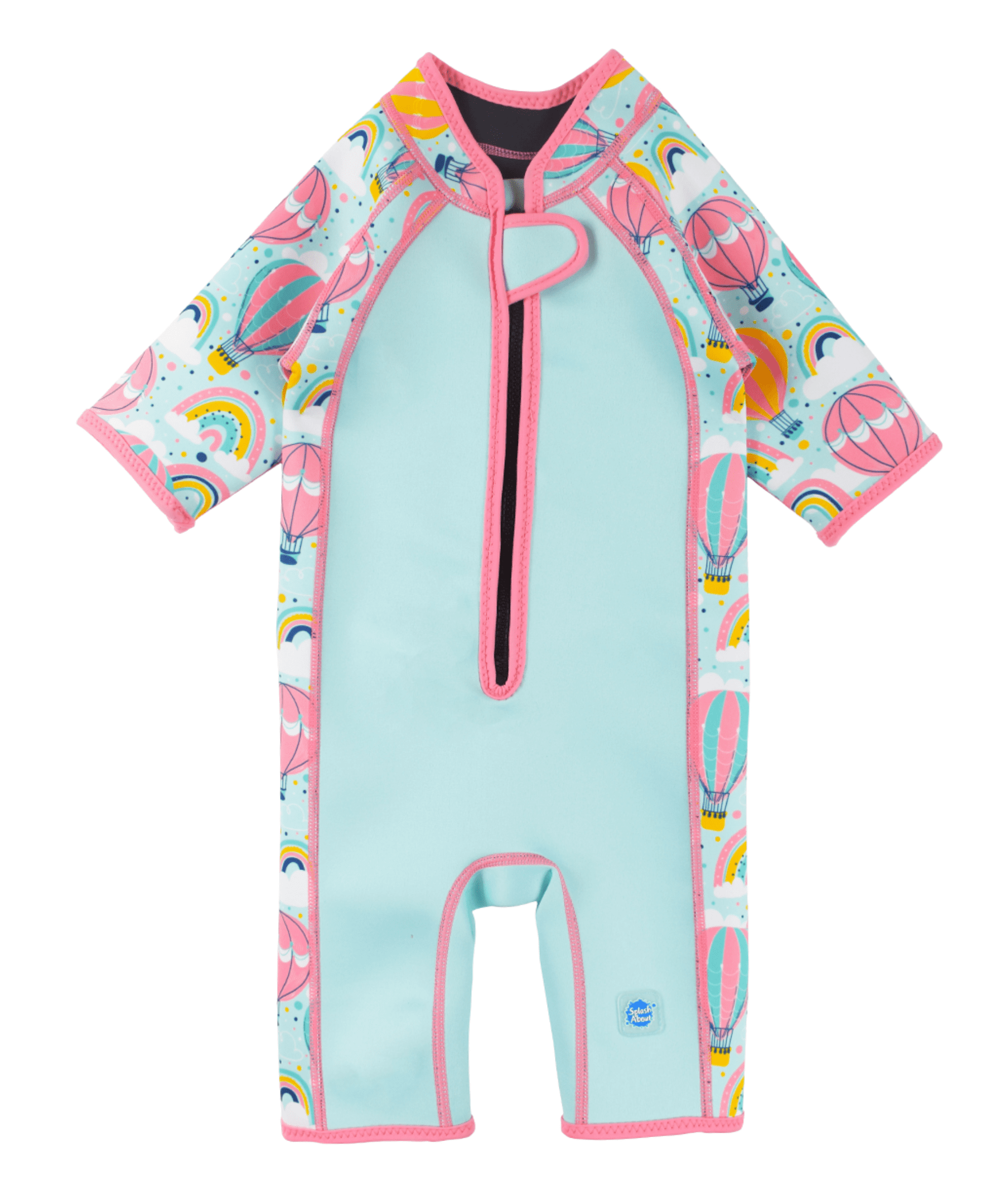 Splash About Girl's Shorty Wetsuit, Up & Away 2-4 Years