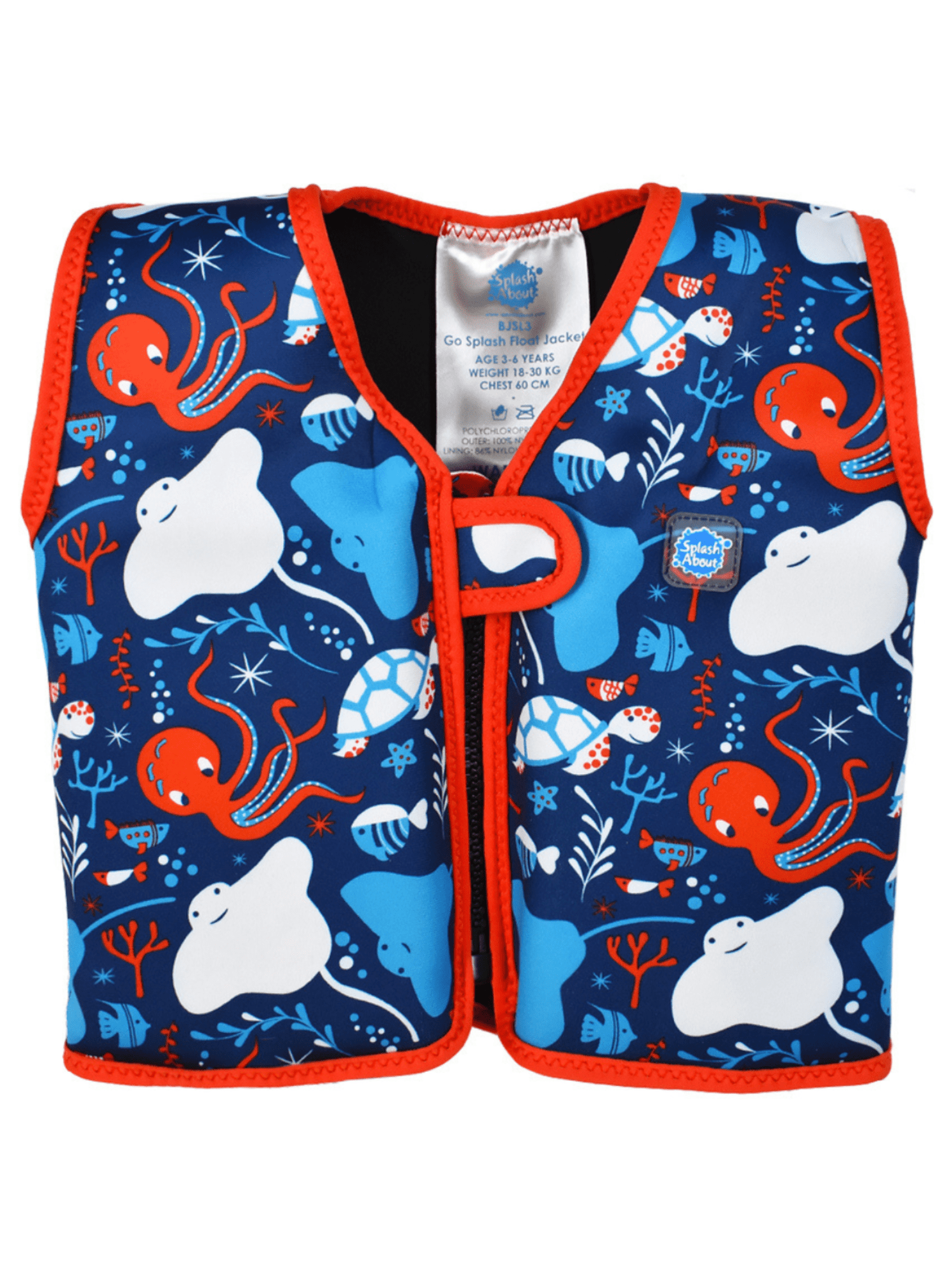 Splash About Go Splash Float Jacket, Sea Life, 13 Years