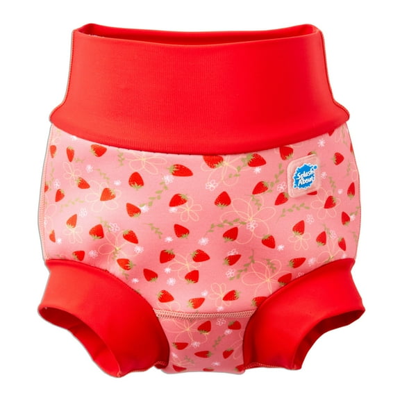 Splash About Happy Nappy Duo™ Reusable Swim Diaper, Strawberry Field, 6-12 Months
