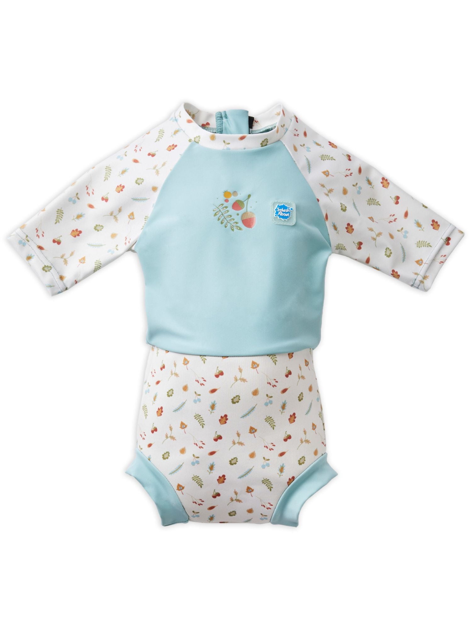 Splash About Happy Nappy Sunsuit with swim diaper, Little Acorns, 12-24 Months
