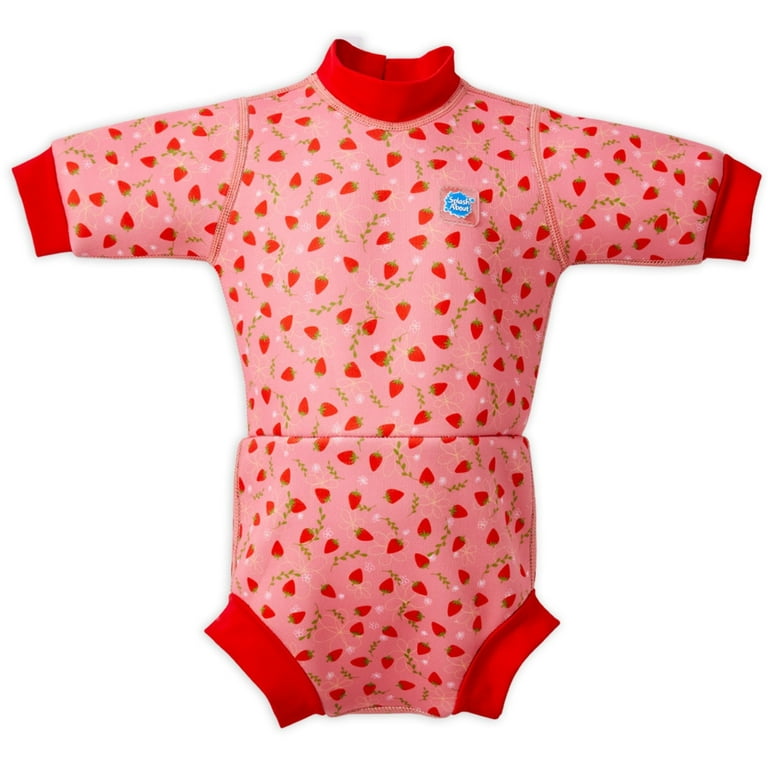 Splash About Happy Nappy™ Wetsuit with Swim Diaper, Strawberry