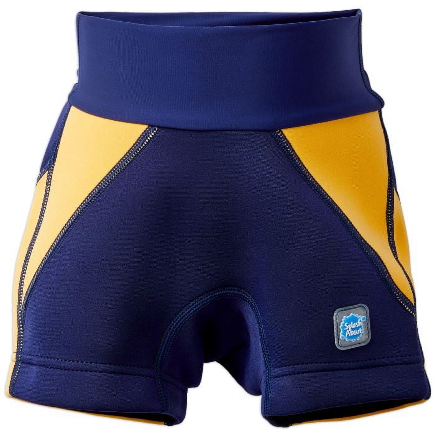 Splash About Kids Jammers, Navy/Yellow, 7-8 Years