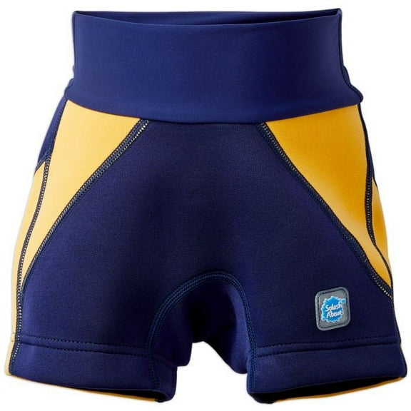 Splash About Kids Jammers, Navy/Yellow, 7-8 Years