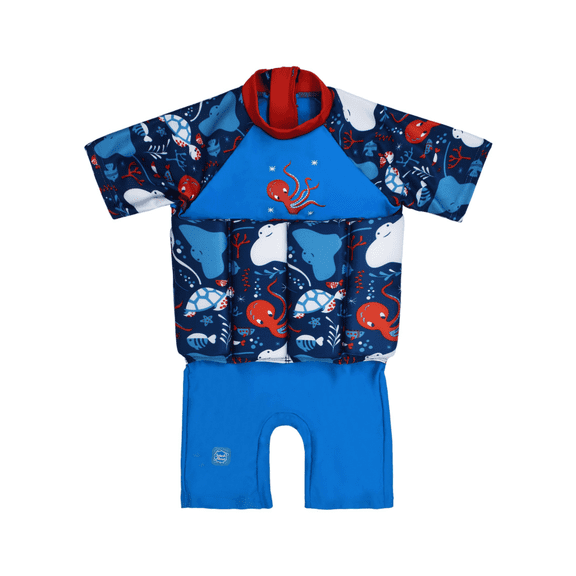 Splash About Kids Sleeved Floatsuit, Sea Life, 1-2 Years