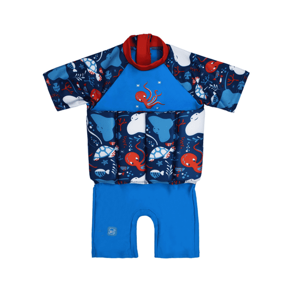 Splash About Kids Sleeved Floatsuit, Sea Life, 4-6 Years