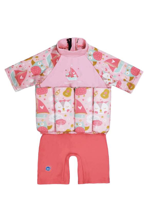Kids Sleeved Floatsuit, Went to Sea, 1-2 Years