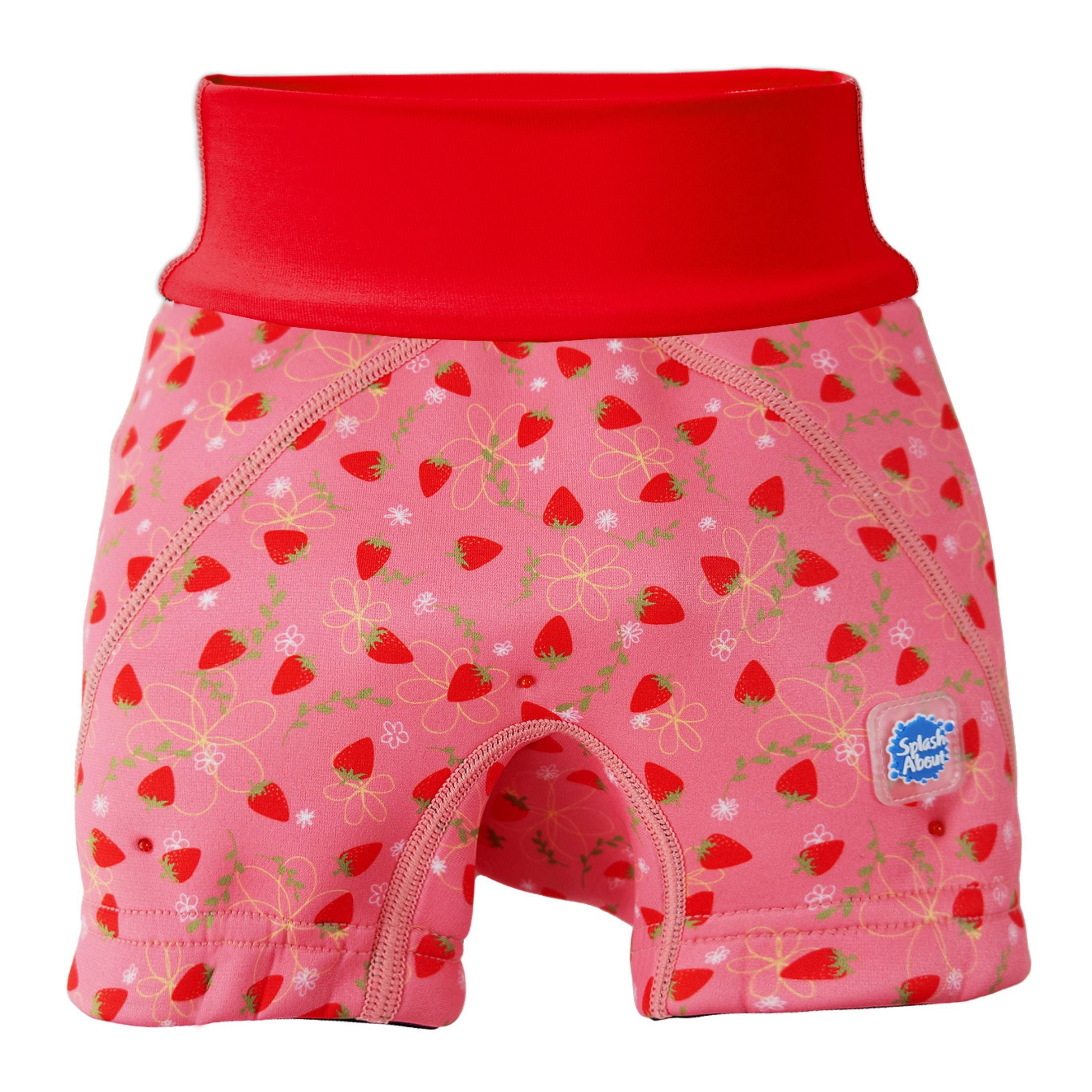 Splash About Splash Jammer Duo Swim Diaper Shorts, Strawberry Field, 2-3 Years