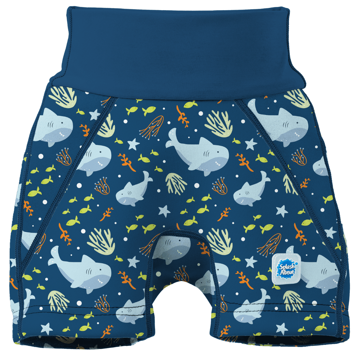 Splash About Toddler Jammers Swim Diaper, Shark Reef, 2-3 Years