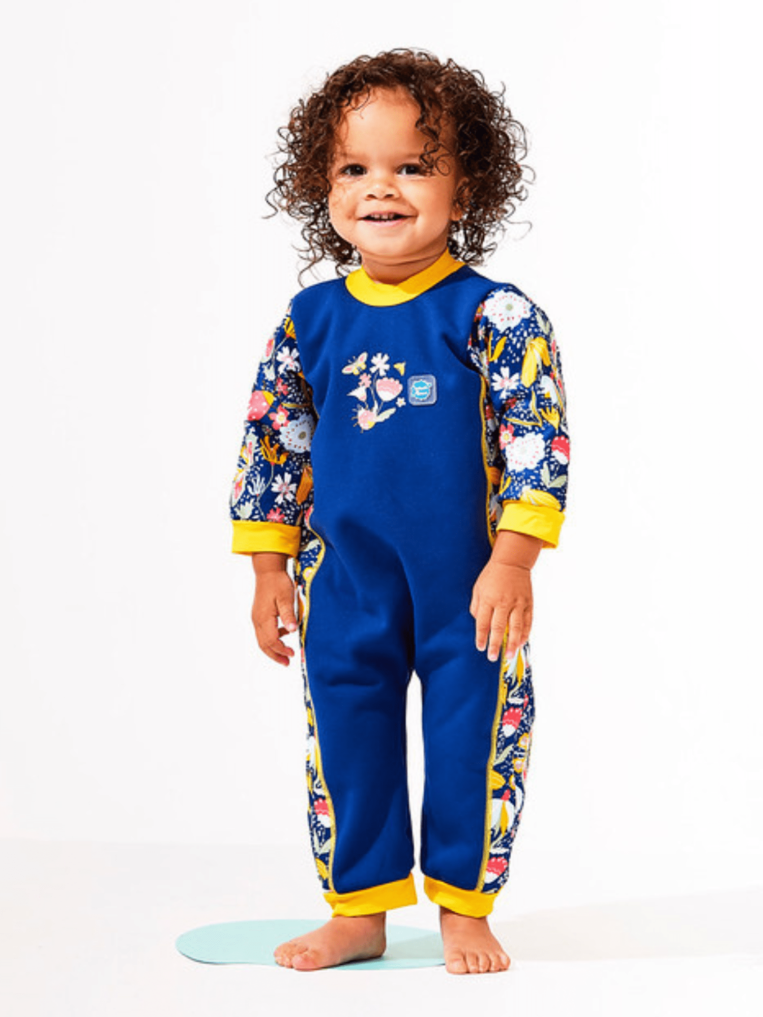 Splash About Girl's Warm in One Baby Wetsuit, Garden Delight 6-12 Months