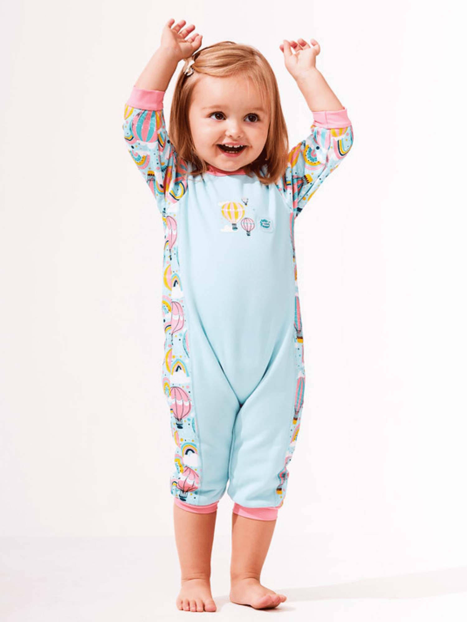 Splash About Girl's Warm in One Baby Wetsuit, Up & Away 6-12 Months
