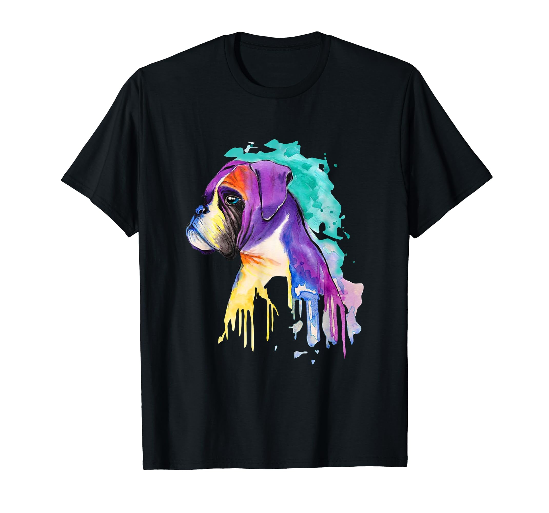 Splash Art Boxer Dog T-Shirt | Boxer Pup Lover Gifts Splash Art Boxer Dog T-Shirt | Boxer Pup Lover Gifts