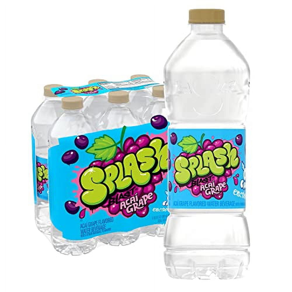 Splash Blast, Acai Grape Flavored Water, Zero Sugar, with Electrolytes