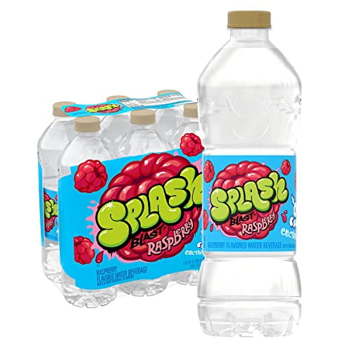Splash Blast, Raspberry Flavored Water, Zero Sugar, with Electrolytes