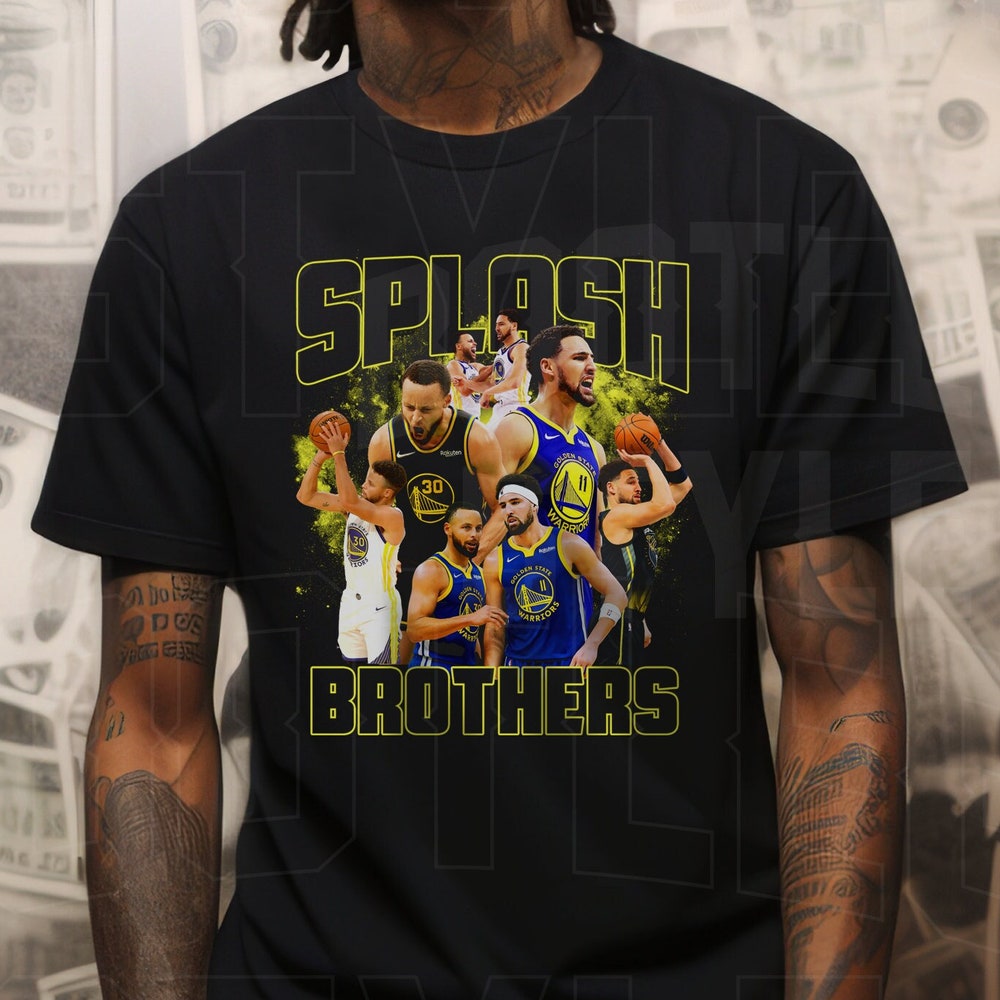 Splash Brothers Shirt for Men Women, Klay Thompson Steph Curry Vintage