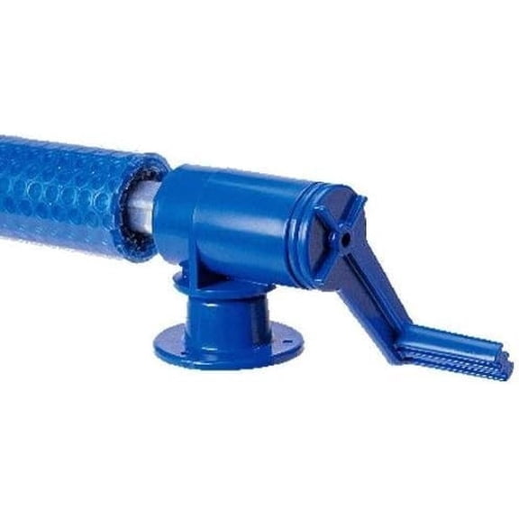 Doheny's Above Ground Solar Cover Reel Systems (Fits Pools Up to 18' Wide. Single-Hand Crank)