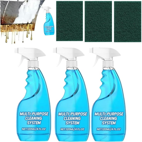 Splash Foam Spray All Purpose Cleaner, Multi-Purpose Cleaning System for Kitchens, Countertops, Ovens