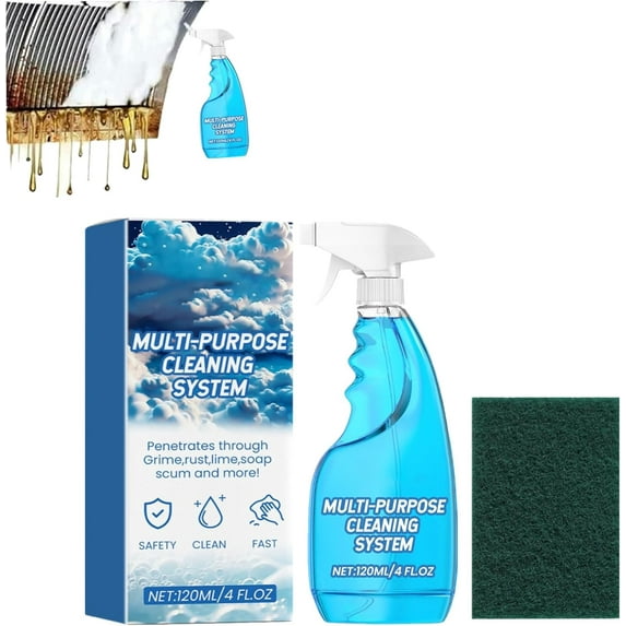 Splash Foam Spray All Purpose Cleaner, Multi-Purpose Cleaning System for Kitchens, Countertops, Ovens