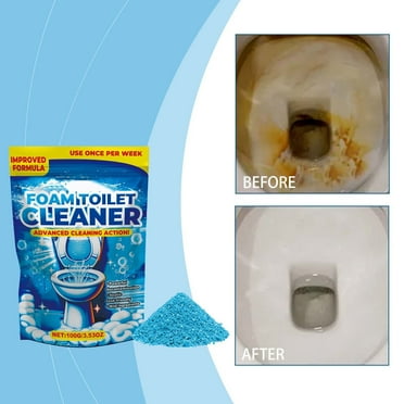 Splash Foam Toilet Cleaner Self Activating Miracle Powder Powerful Foaming Toilet Bowl Cleaner Deep Cleaning Odor Keep the Toilet Fresh