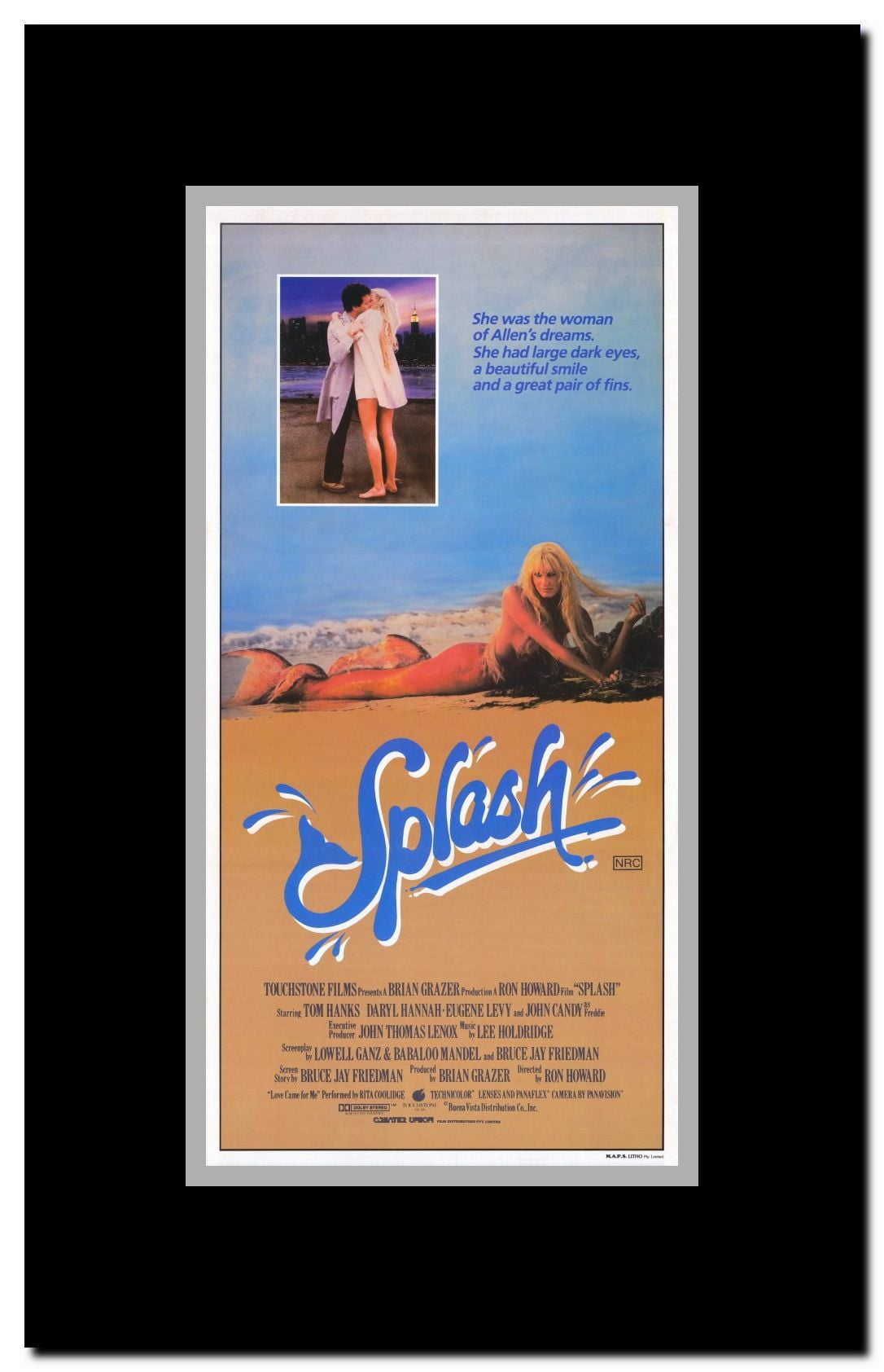 Splash Framed Movie Poster