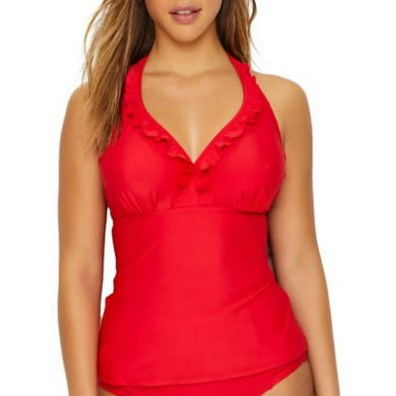 Splash Frill Underwire Tankini Top Swimsuit