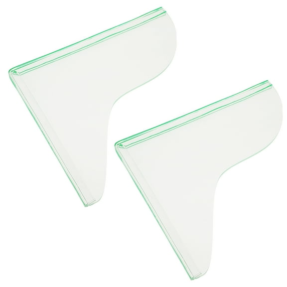 Splash Guard 2 Pcs Shower Water Guards Bath Sink Baffle Transparent Wash Basin Acrylic