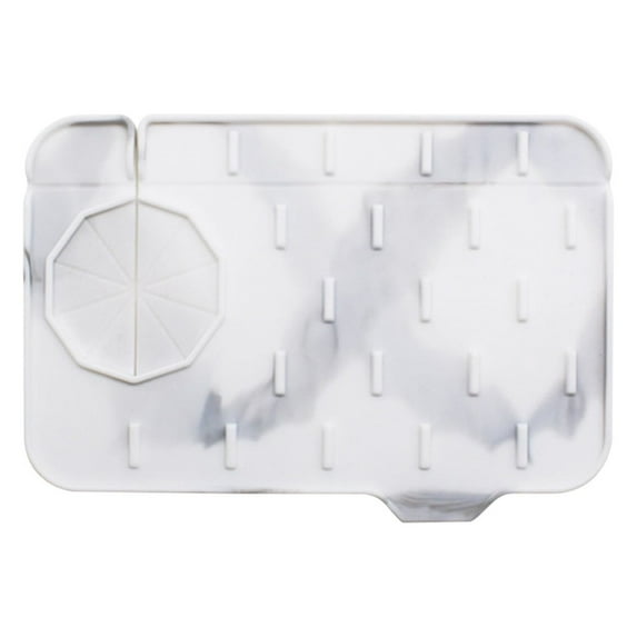 Splash Guard Mat, Faucet Splash Protector, Double-Sided Sink Pad, Water Blocking, Splashproof, Dishwasher Safe, Kitchen Bathroom Sink Accessory