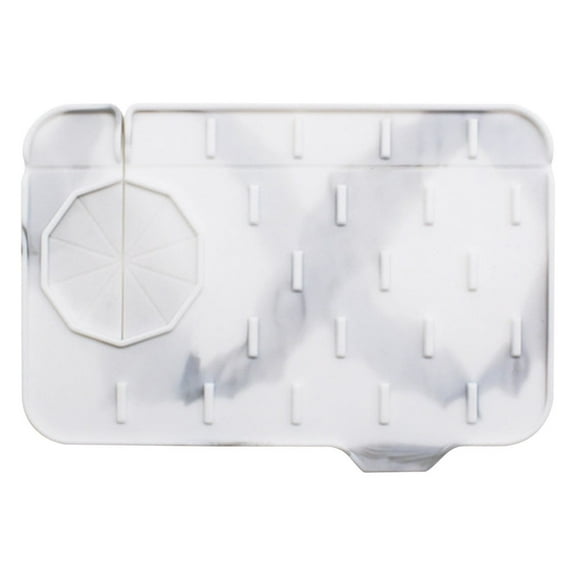 Splash Guard Mat, Faucet Splash Protector, Double-Sided Sink Pad, Water Blocking, Splashproof, Dishwasher Safe, Kitchen Bathroom Sink Accessory