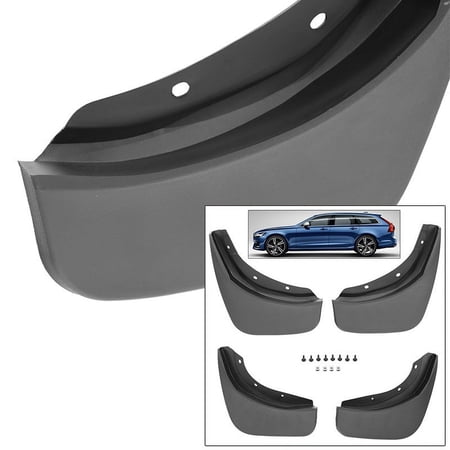 Splash Guards For 17-19 Volvo V90 Cross Country Front Rear Mudguards Mudflap Set