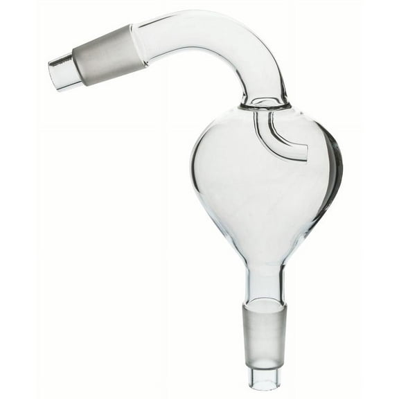 Splash Head, Sloping Pear Shape, Cone Size to Fit Flask 29/32, Fits Condenser 29/32, Borosilicate Glass - Eisco Labs