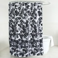 thumbnail image 1 of Splash Home Forget Me Not Polyester Fabric Shower Curtain 70 x 72, Aqua, 1 of 3