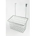 Splash Home Kennedy Over The Door Basket In Chrome