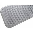 thumbnail image 1 of Splash Home Pluto PVC Bathtub Mat, Non-Slip W/ 58 Suction Cups 16x32, Grey, 1 of 2