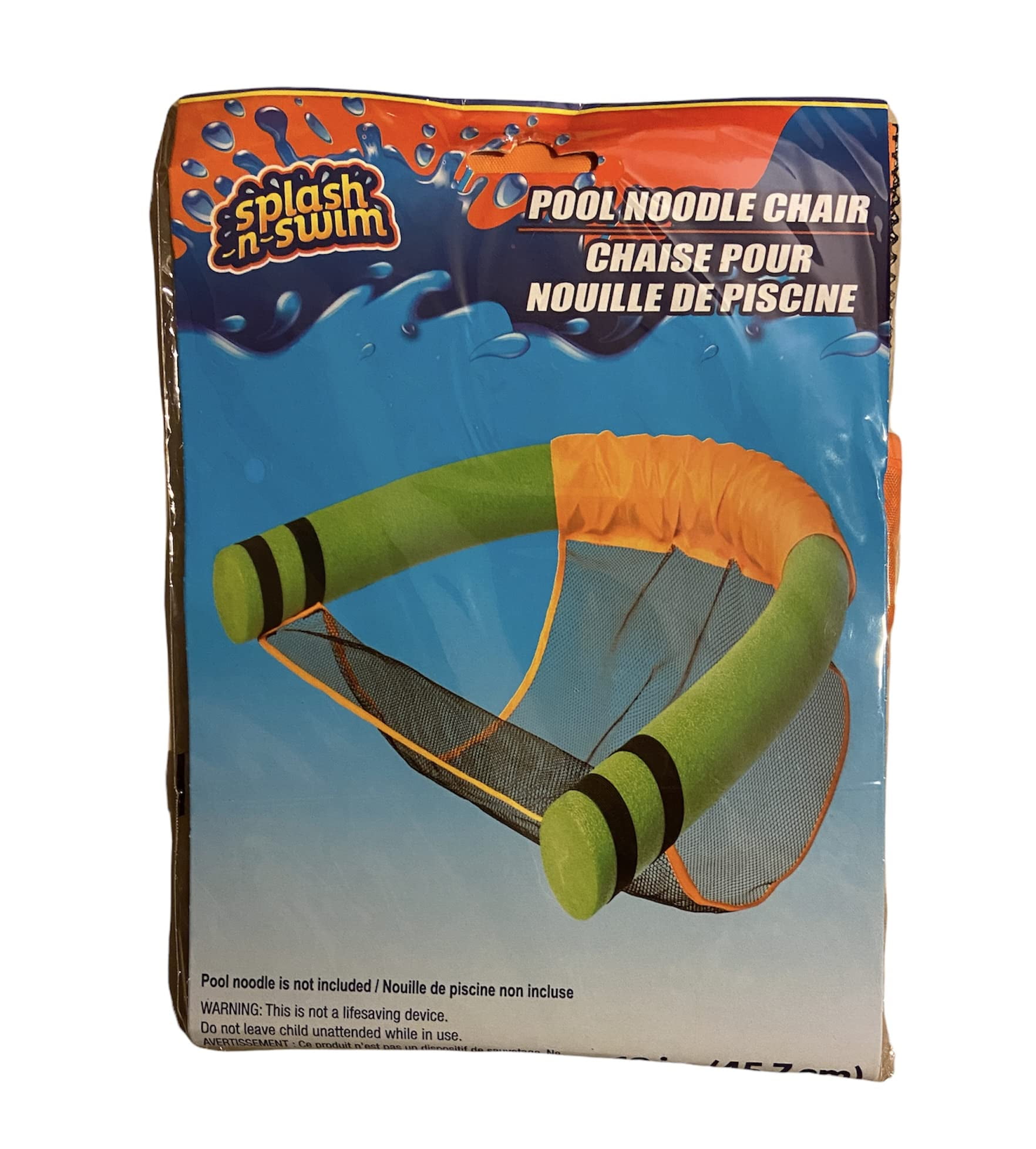 Splash N Swim Sling Pool Chair Harness for Kids & Adults, Floating