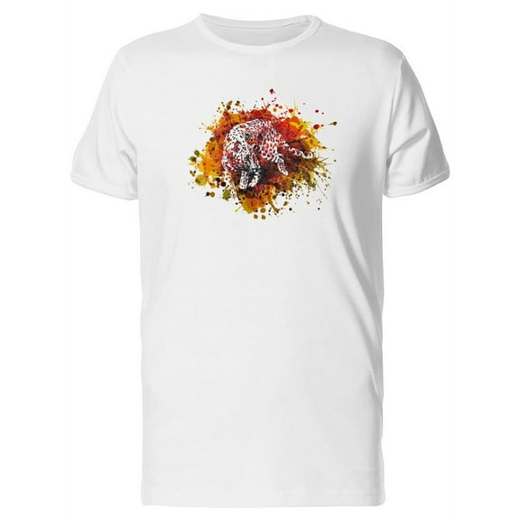 Splash Paint Jaguar T-Shirt Men -Image by Shutterstock, Male Large