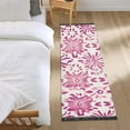 thumbnail image 1 of Splash Pink Pattern Bedroom Runner Rug 2'x 6' Non Slip Carpet Indoor Home Area Rug Living Room, 1 of 8
