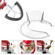 TOCOKEID Flex Edge Beater and Pouring Shield Accessories Set for KitchenAid 4.5-5 Qt Mixer