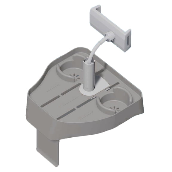 Splash Resistant Fast Release Phone Stand Fit for Poolside Featuring Secure Cup Holder And Splash Proof ABS Construction