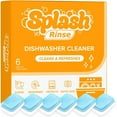 thumbnail image 1 of Splash Rinse Dishwasher Cleaner Tablets - Deep Cleaning For All Dishwasher Machine Models, 1 of 6