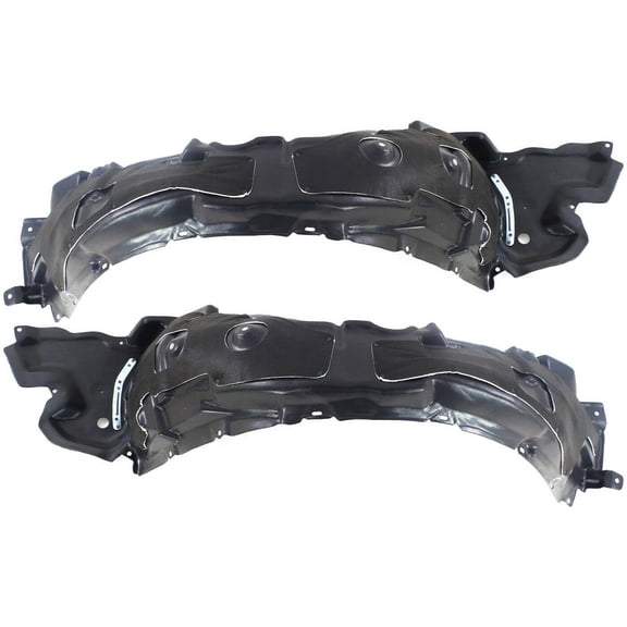 Splash Shield Front Left and Right Side Set with Insulation Foam and Extension Sheet