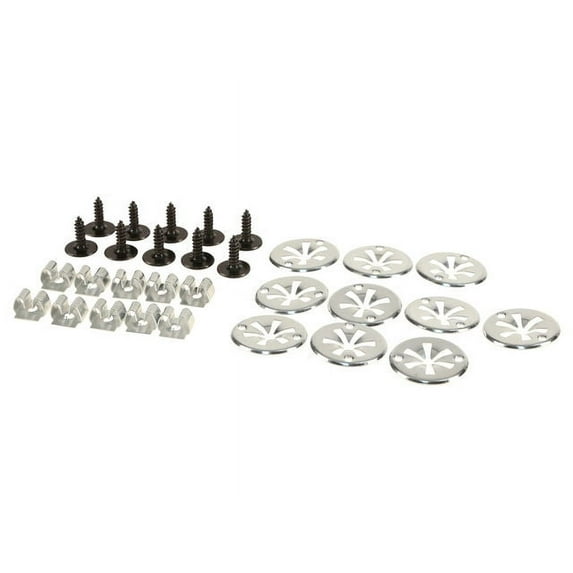 Splash Shield Hardware Kit - Compatible with 1998 - 2010 Volkswagen Beetle 1999 2000 2001 2002 2003 2004 2005 2006 2007 2008 2009