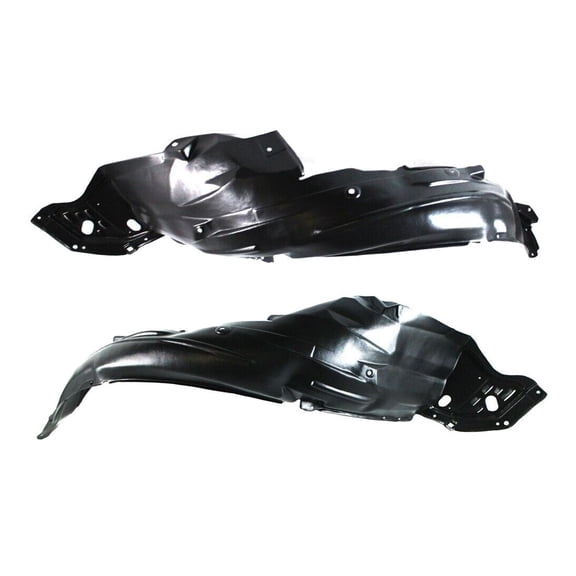 Splash Shields Set - Front Driver and Passenger Pair - Durable Protection