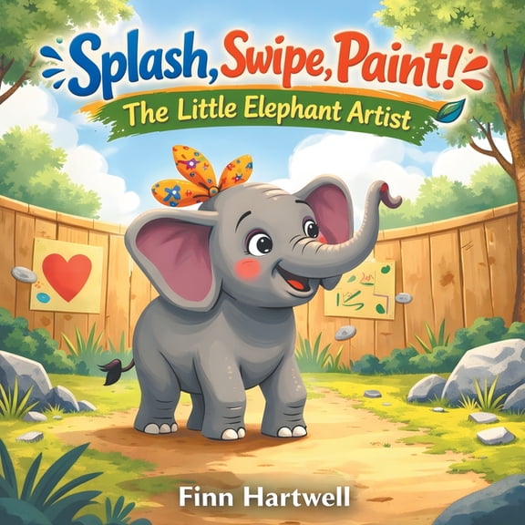 Splash, Swipe, Paint! The Little Elephant Artist: A Sweet Picture Book About Self-Expression and Believing in Yourself f, (Paperback)