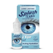 Splash Tears Fast Acting Artificial Tears Moisturizing Eye Drops Grittiness Irritation Use Daily 0.5 fl oz