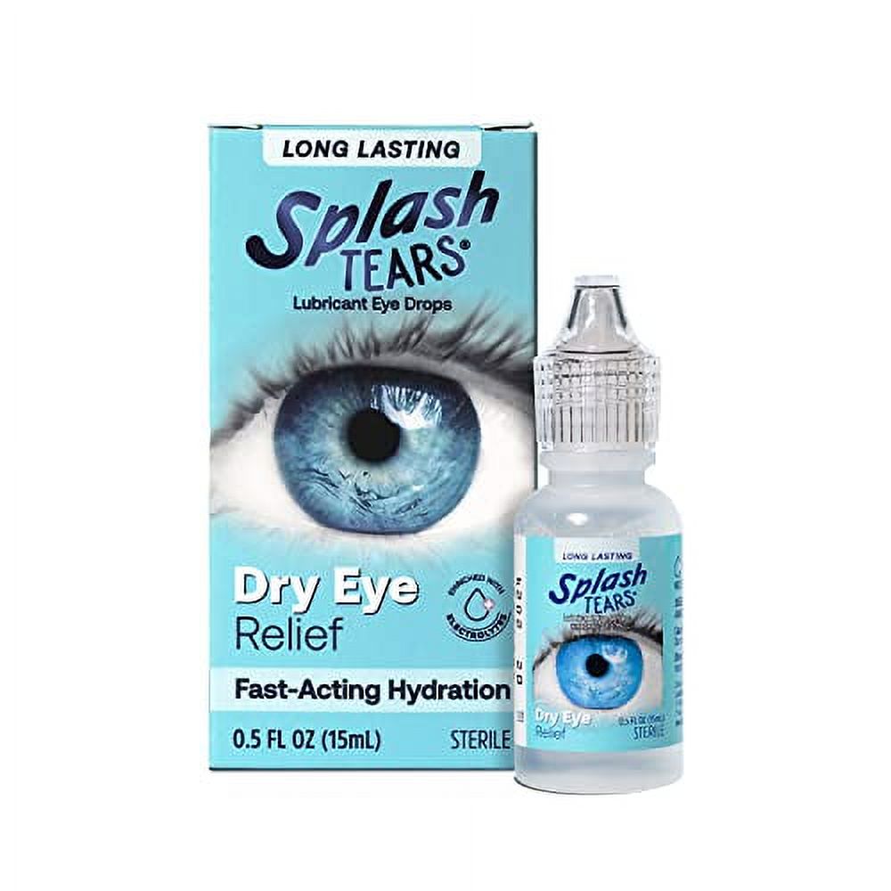 Splash Tears, Lubricant Eye Drops for Fast Acting, Relieves Dryness