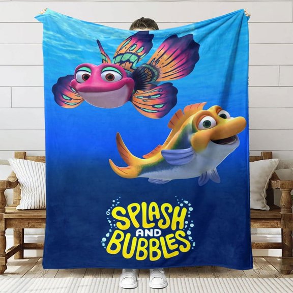 Splash and Bubbles Throw Blanket Gifts for Fans Lover Girls Boys Women Present Hoodie Him Bed 30"x40"