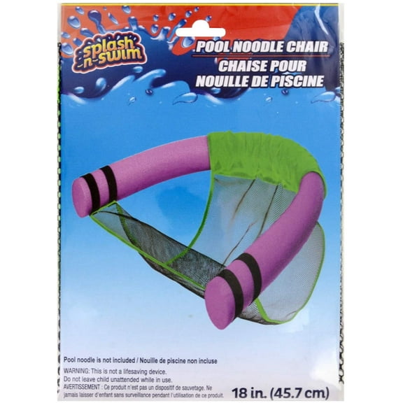 Splash - n - Swim Pool Noodle Toy Pool Lounge Chair 18" - Green