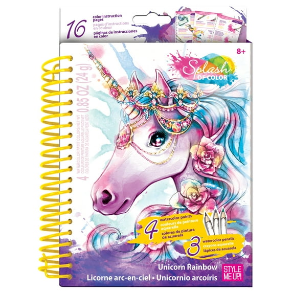 Splash of Color Unicorn Rainbow Sketch-to-Go