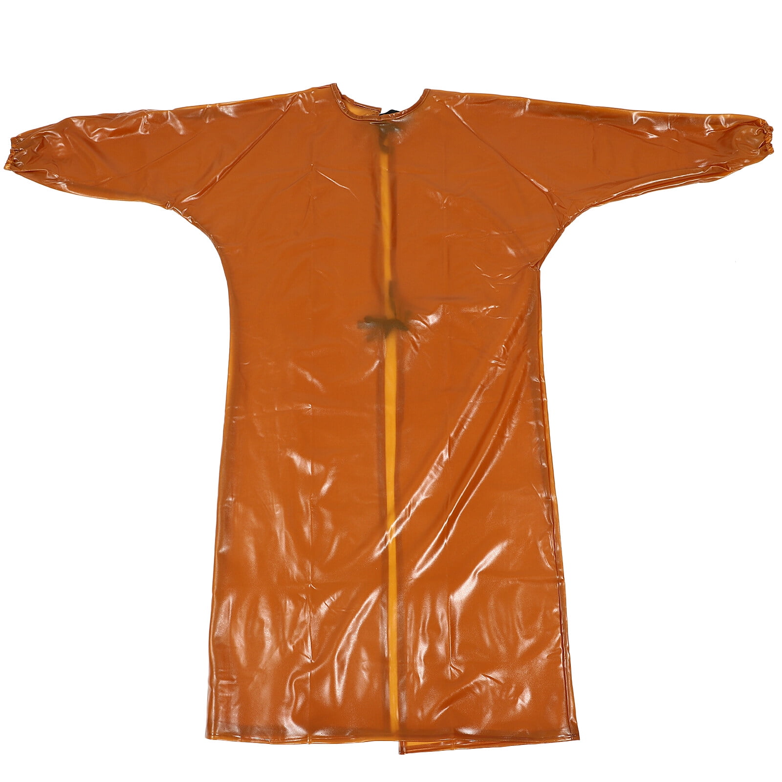Pvc Smock Supvox Yellow Splash-Proof Overalls Elastic Cuff Smock Waterproof Wear ...